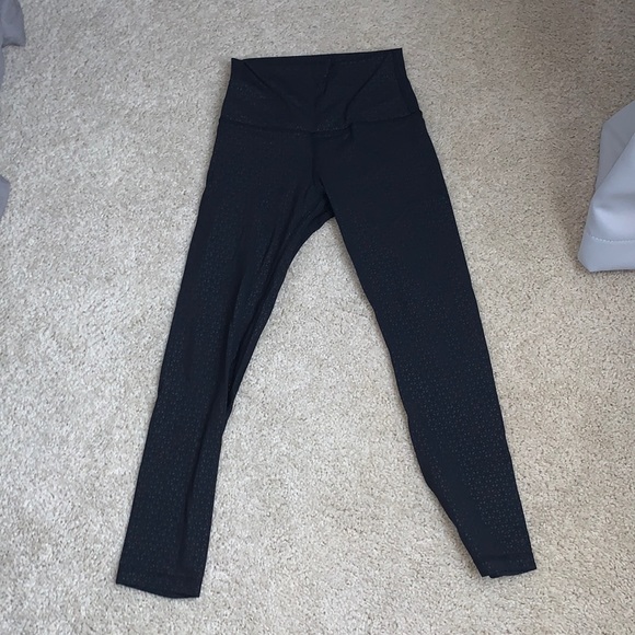 lululemon athletica Pants - Black patterned lululemon leggings